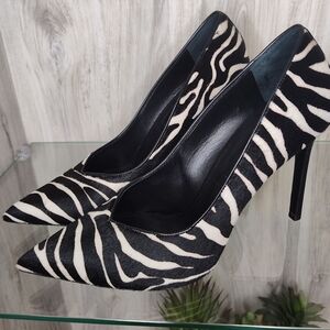 Michael Kors Collection Calf Hair Zebra Heels EU Sz 37.5